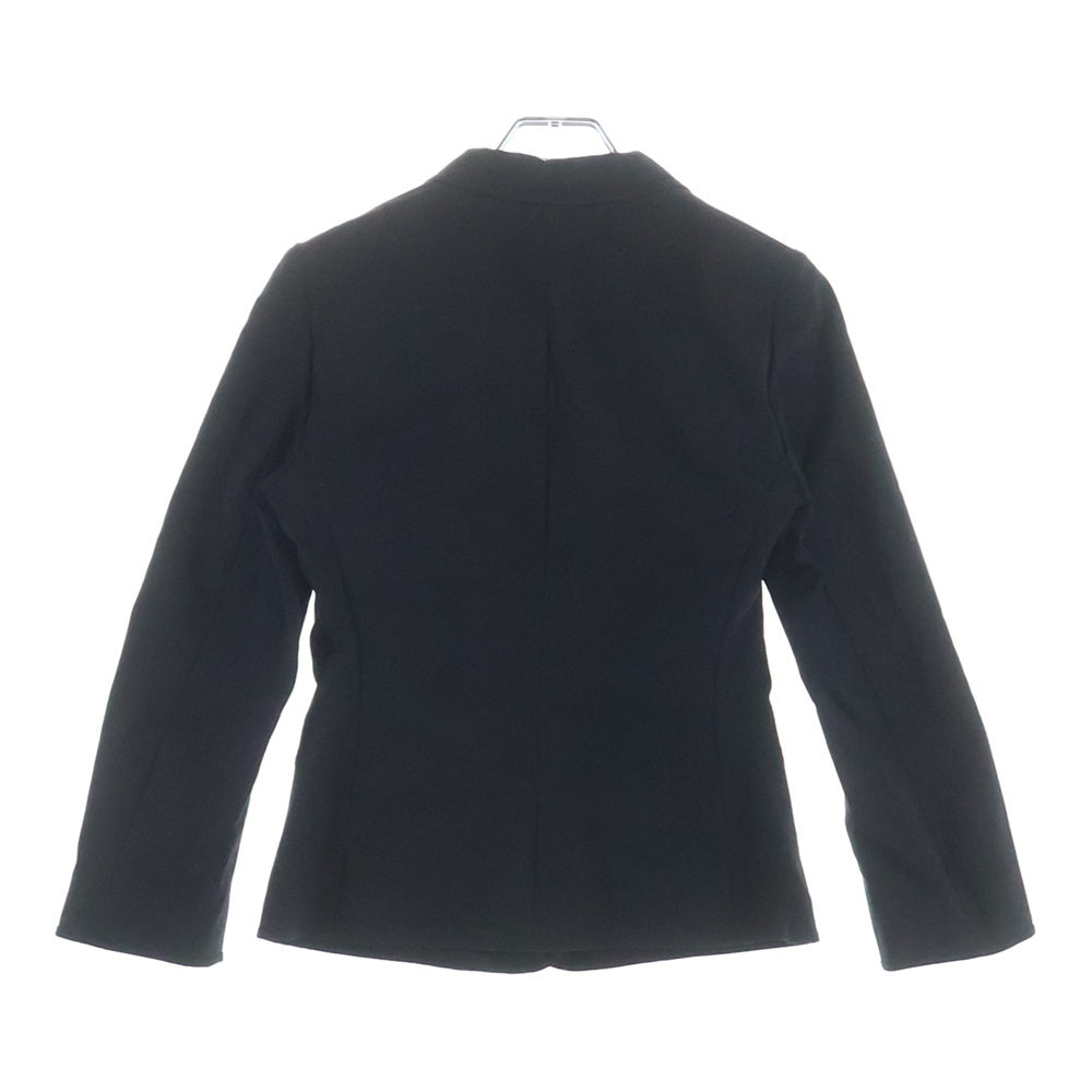 DOLCE & GABBANA(ドルチェアンドガッバーナ) シルク混 コットン 1B テーラードジャケット ブラック レディース F255OT