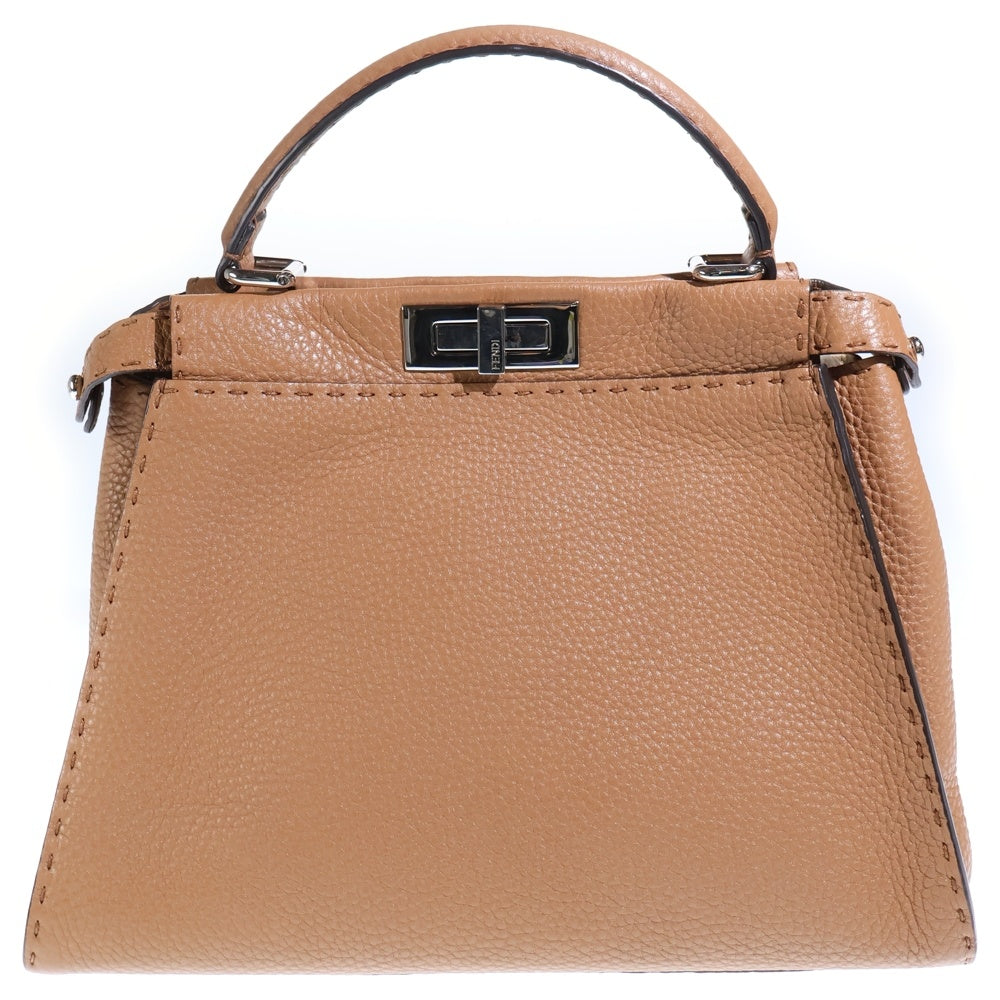 FENDI(フェンディ) ピーカブー セレリア ミディアム レザー 2wayバッグ ショルダーバッグ 8BN290 レディース