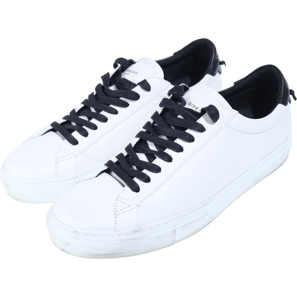 GIVENCHY(ジバンシィ) レザー レースアップ ローカットシューズ スニーカー ホワイト/ブラック DN0235