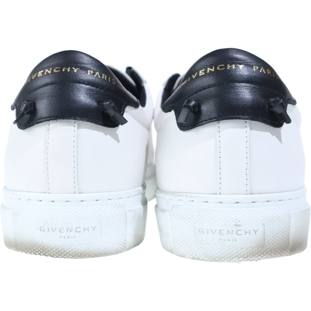 GIVENCHY(ジバンシィ) レザー レースアップ ローカットシューズ スニーカー ホワイト/ブラック DN0235