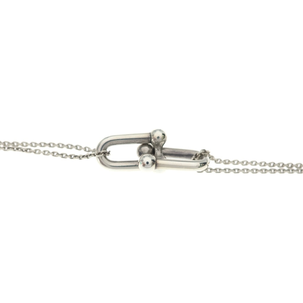 TIFFANY & Co.(ティファニー) ハードウェア ダブルリンク ネックレス ペンダント チェーン シルバー 925 11.8g レディース