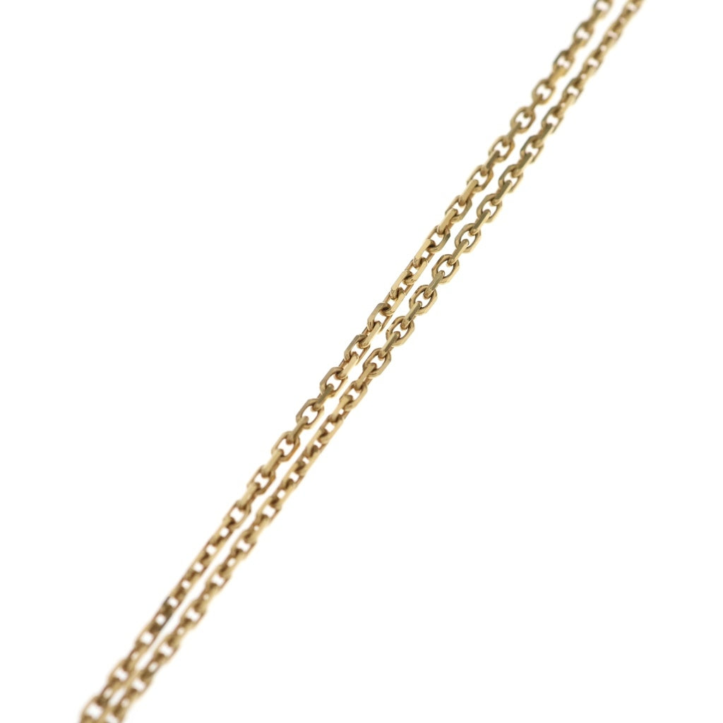 Van Cleef & Arpels(ヴァンクリーフアンドアーペル) ヴィンテージアルハンブラ オニキス ネックレス ペンダント チェーン ゴールド×ブラック YG