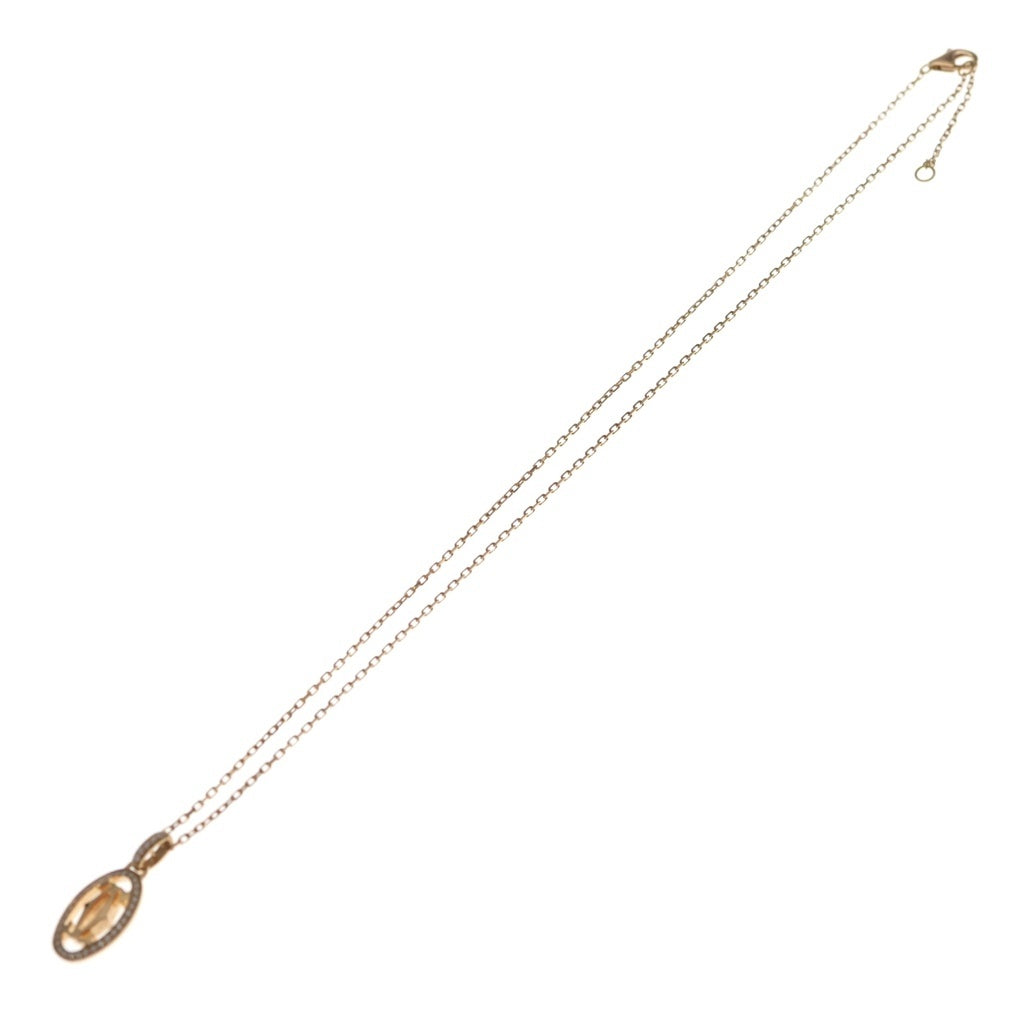 Cartier(カルティエ) ロゴドゥーブルC ネックレス ダイヤ ペンダント チェーン ピンクゴールド PG RK7924