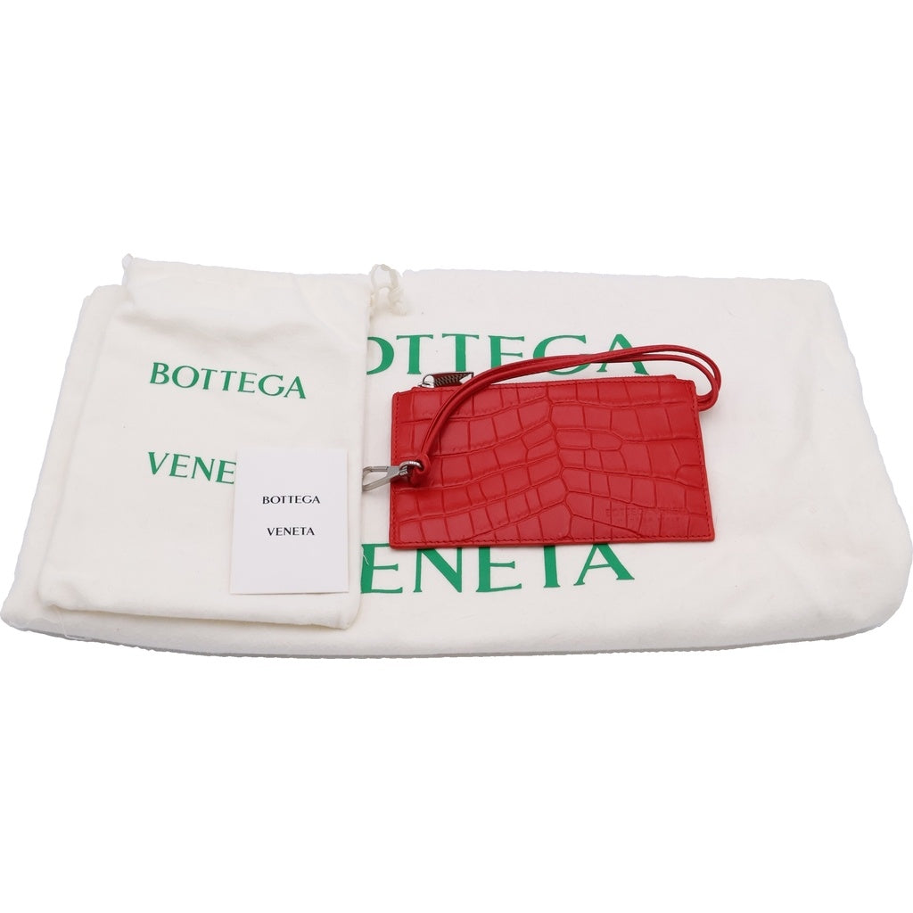 BOTTEGA VENETA(ボッテガヴェネタ) ドール ハンドバッグ トートバッグ レッド 型押しクロコ レディース
