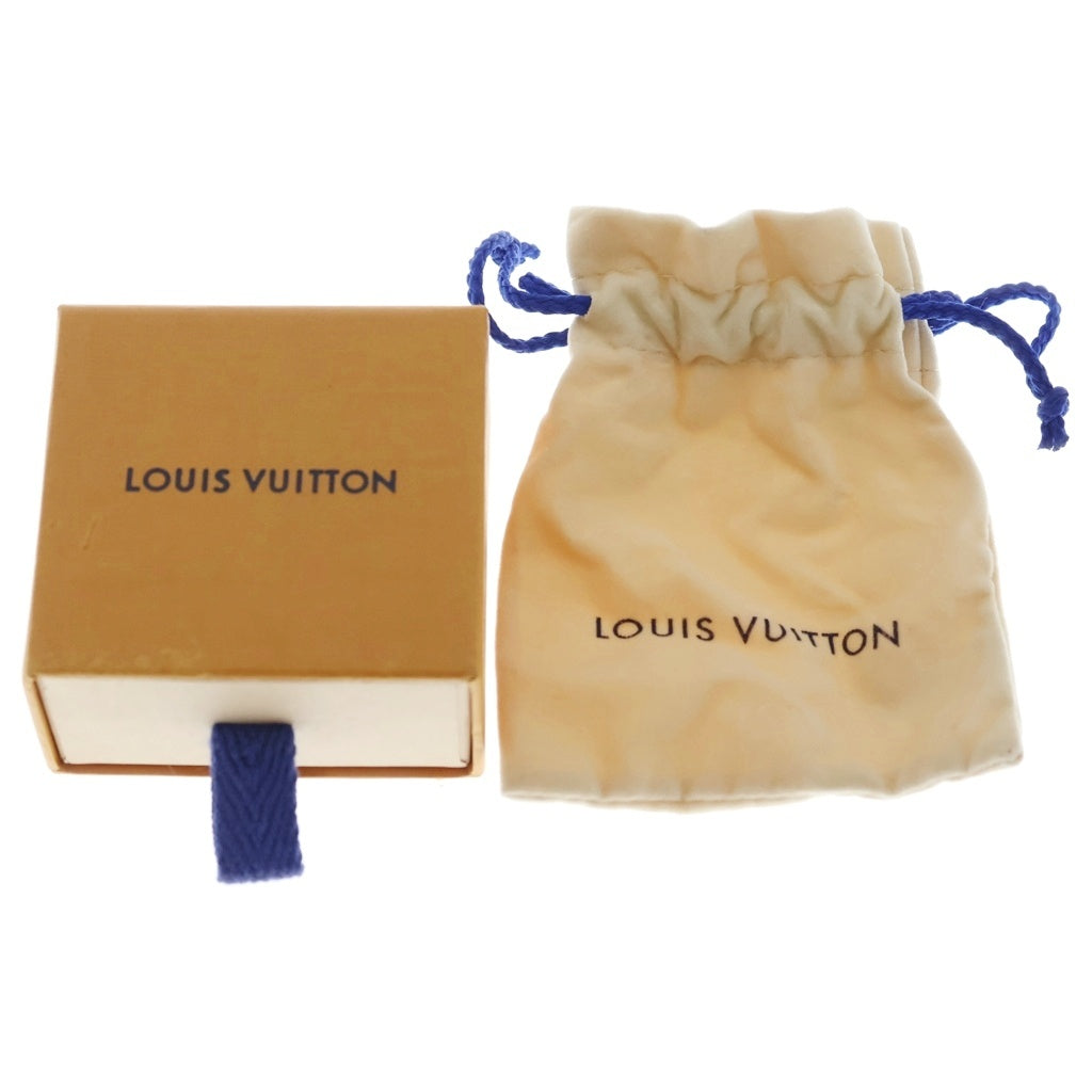 LOUIS VUITTON(ルイヴィトン) ナノグラム ミニチュアネームタグ ネックレス ペンダント チェーン シルバー×ゴールド M63141 レディース