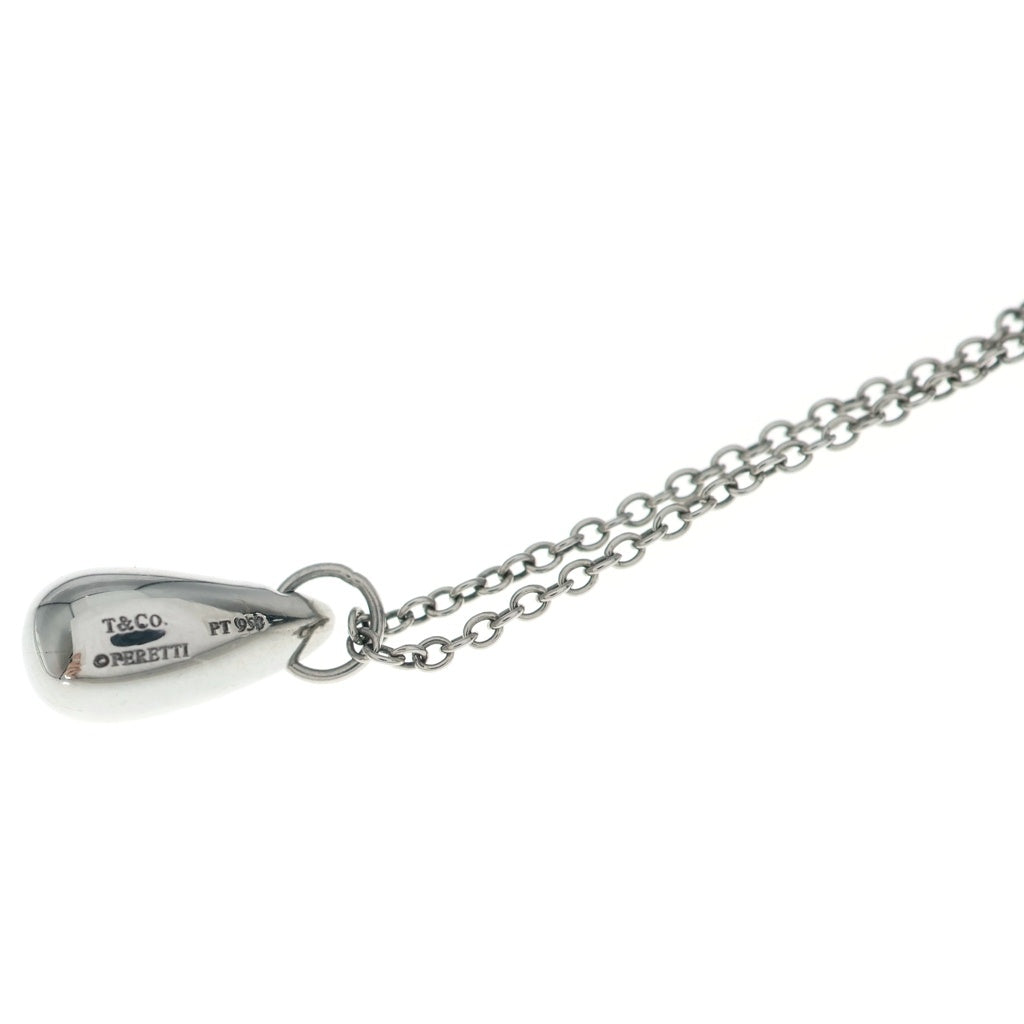 TIFFANY & Co.(ティファニー) エルサペレッティ ティアドロップネックレス プラチナ Pt950 ペンダント レディース