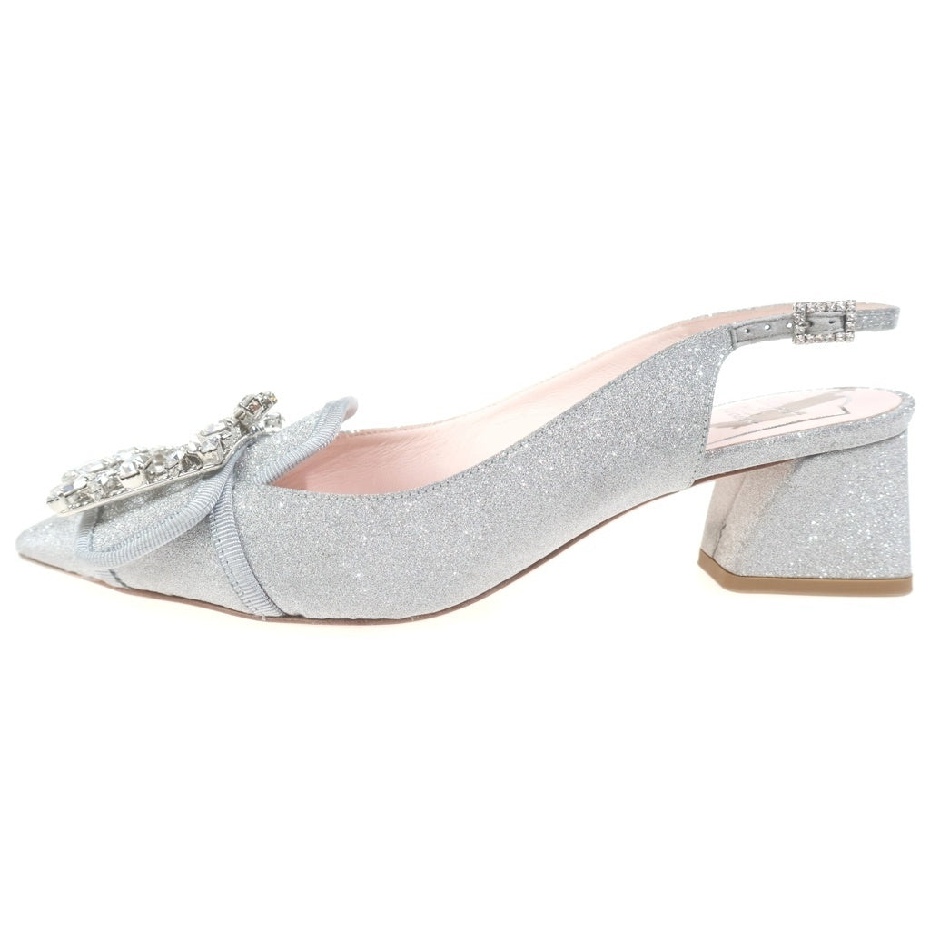 Roger Vivier(ロジェヴィヴィエ) シルバーグリッターパンプス #37 レディース