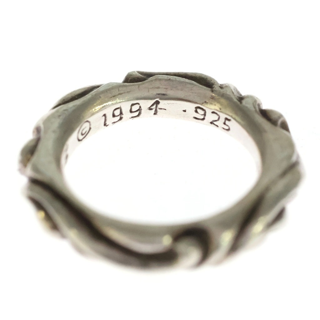 CHROME HEARTS(クロムハーツ) SCRL BAND スクロールバンド リング シルバー #12 BCA351