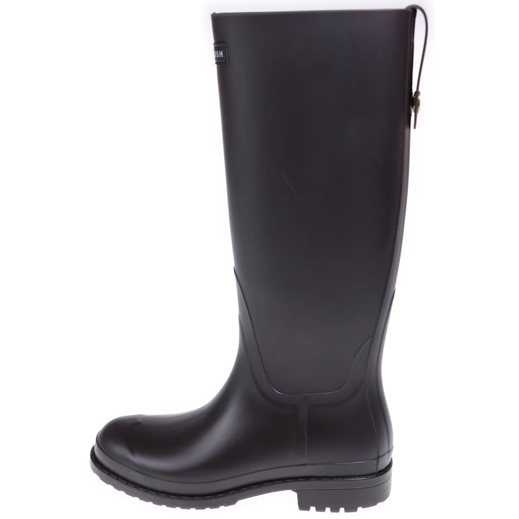 MACKINTOSH(マッキントッシュ) Wiston ウィンストン レイン ロングブーツ ラバー ロゴ ダークブラウン FW0125 レディース