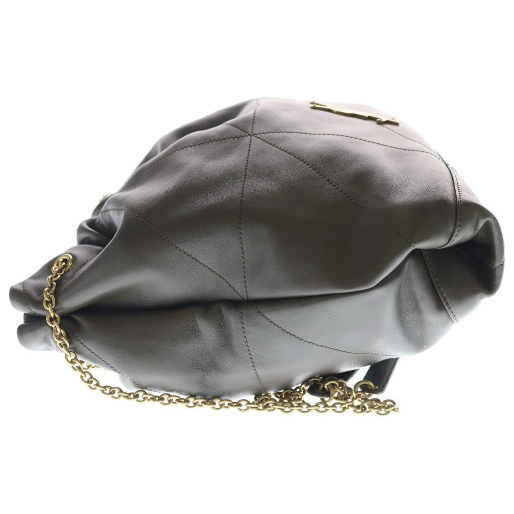 SAINT LAURENT PARIS(サンローランパリ) ジェイミー 4.3 ショルダーバッグ カーキ カーフレザー ゴールド金具 レディース