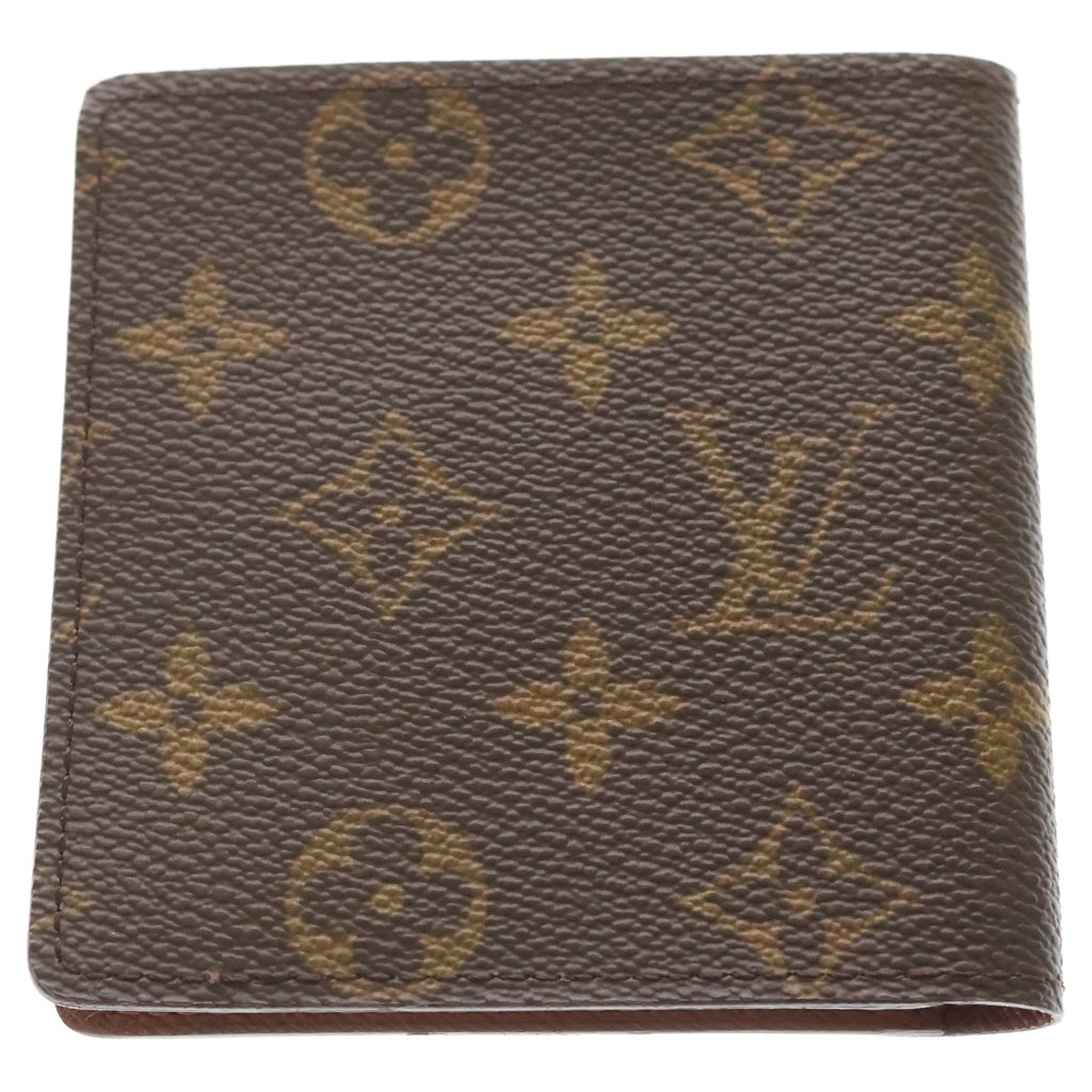 LOUIS VUITTON(ルイヴィトン) モノグラム ポルト ビエ・6カルト クレディ2つ折り コンパクトウォレット レザー 財布 ブラウン M60929