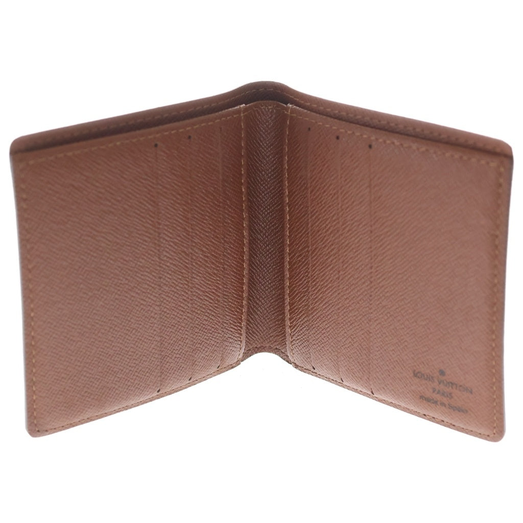 LOUIS VUITTON(ルイヴィトン) モノグラム ポルト ビエ・6カルト クレディ2つ折り コンパクトウォレット レザー 財布 ブラウン M60929