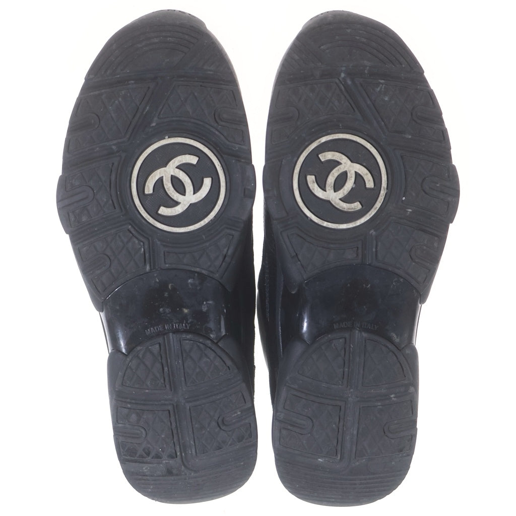 CHANEL(シャネル) ココマークローカットスニーカー スニーカー ブラック #38 G38299 レディース
