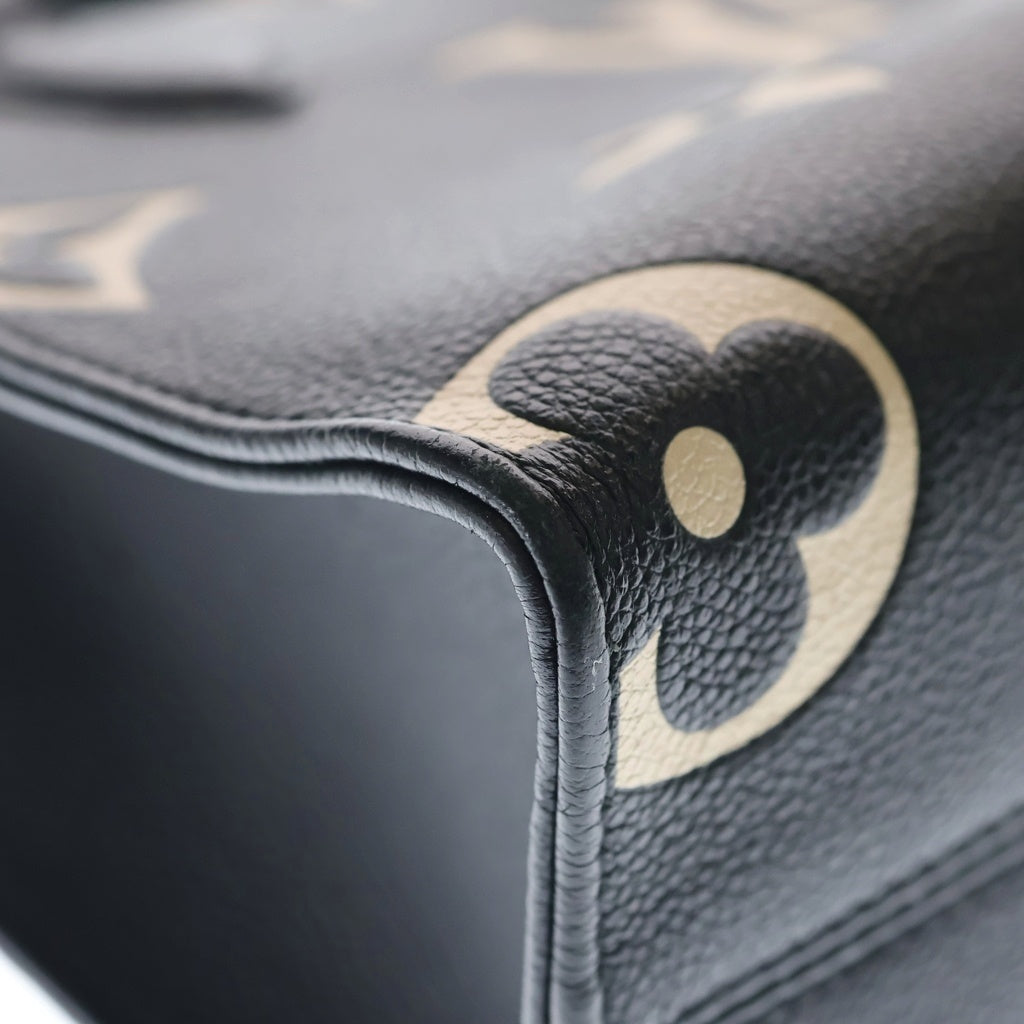 LOUIS VUITTON(ルイヴィトン) モノグラム アンプラント オンザゴーPM M45659 ICタイプ ハンドバッグ ブラック/ベージュ レディース