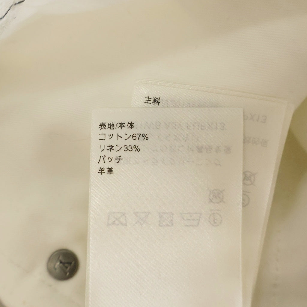 LOUIS VUITTON(ルイヴィトン) フローラルウォールペーパープリントパンツ ホワイト #34 1AK5QL レディース