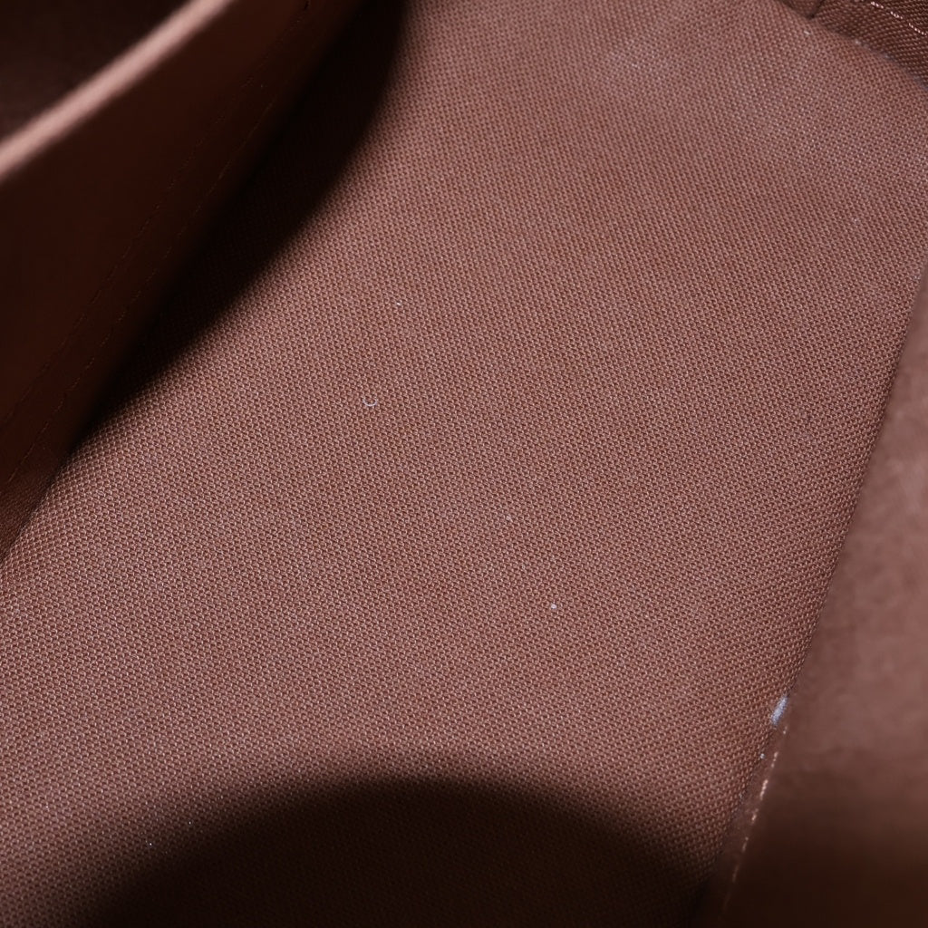 LOUIS VUITTON(ルイヴィトン) モノグラム アルマBB 2WAYバッグ ハンドバッグ ショルダーバッグ ブラウン レザー×PVC M46990 ゴールド金具 レディース