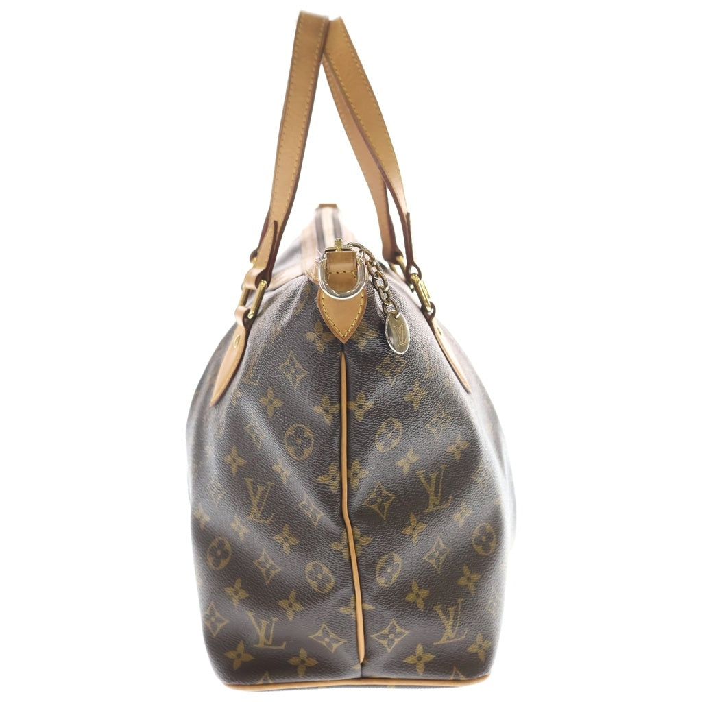 LOUIS VUITTON(ルイヴィトン) モノグラム パレルモPM 2wayバッグ ハンドバッグ ショルダーバッグ ブラウン レザー×PVC M40145 ゴールド金具 レディース