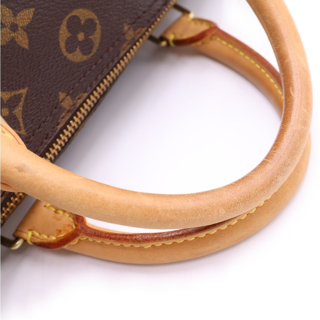 LOUIS VUITTON(ルイヴィトン) モノグラム スピーディ30 ハンドバッグ ボストンバッグ ブラウン PVC×レザー M41526 ゴールド金具 レディース