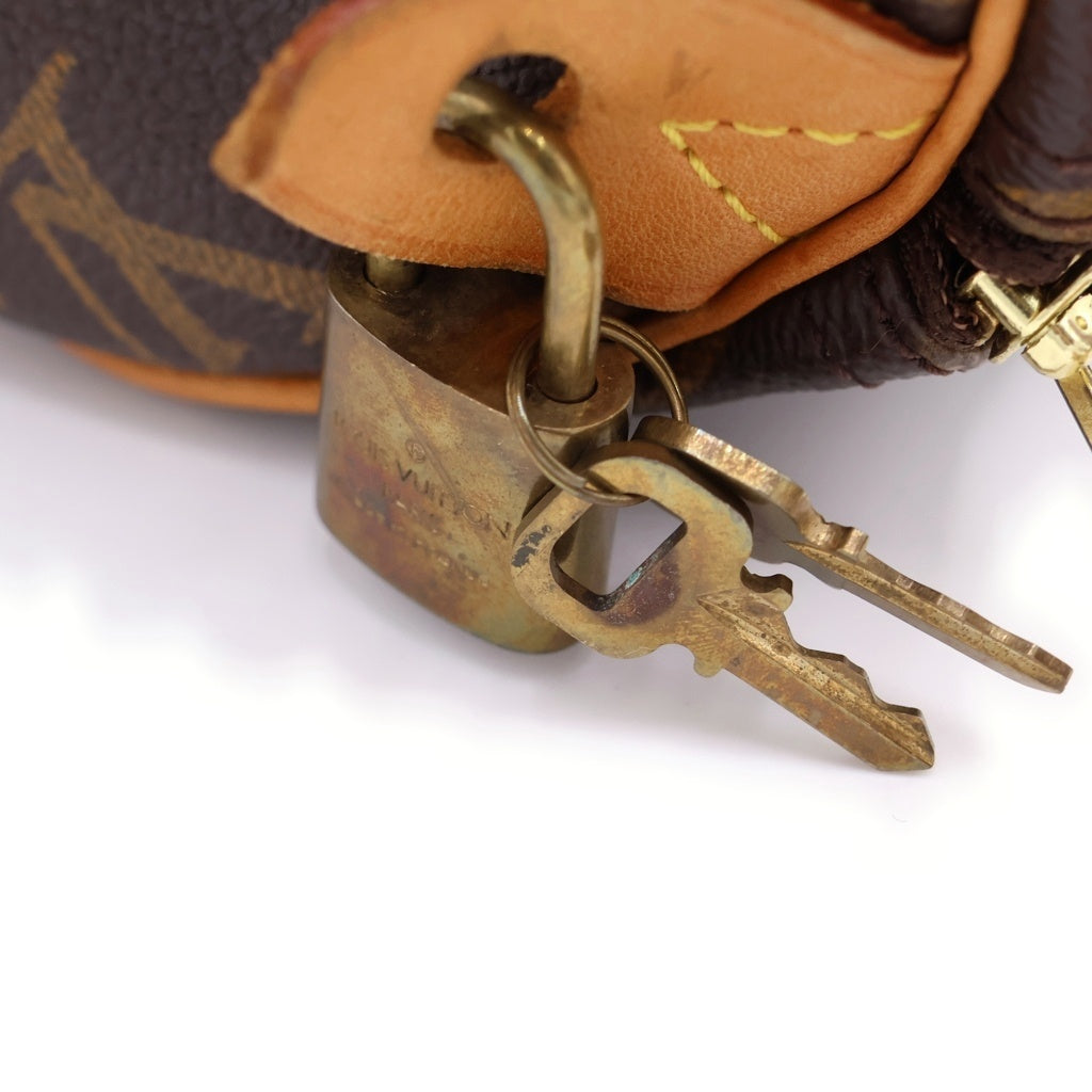 LOUIS VUITTON(ルイヴィトン) モノグラム スピーディ30 ハンドバッグ ボストンバッグ ブラウン PVC×レザー M41526 ゴールド金具 レディース