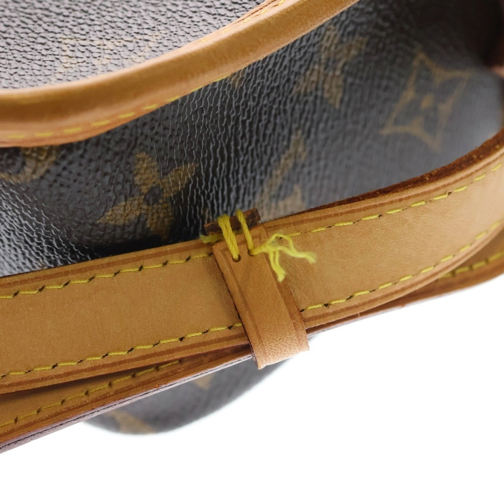 LOUIS VUITTON(ルイヴィトン) モノグラム ソローニュ ショルダーバッグ ブラウン レザー×PVC M42250 ゴールド金具 レディース