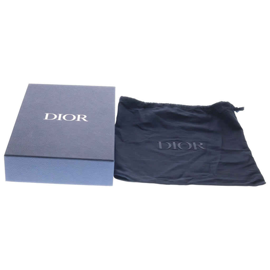 DIOR(ディオール) Saddle サドル ショルダーバッグ グレインドカーフスキン グラビティ アウトライン レザー ベージュ 1ADPO093LGP_H140 レディース
