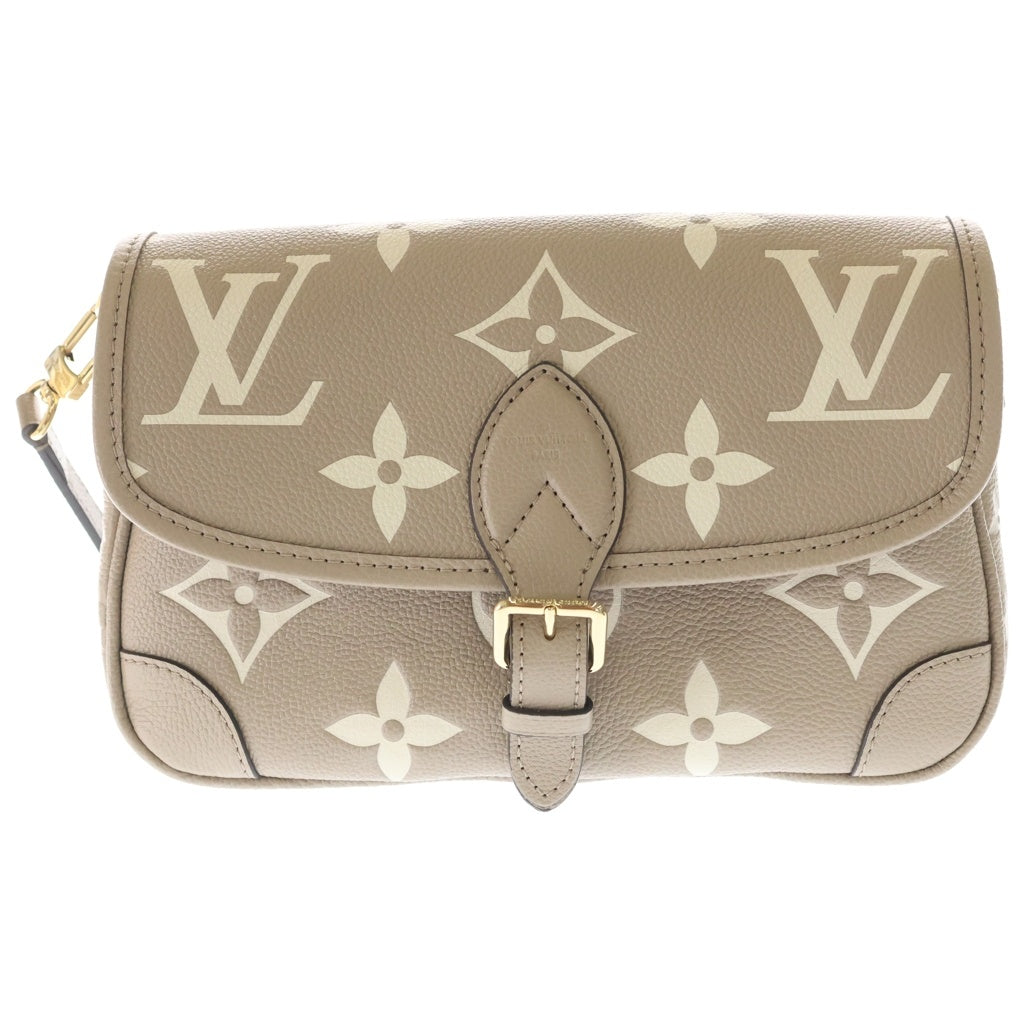 LOUIS VUITTON(ルイヴィトン) モノグラムアンプラント ディアヌ レザー 2WAY ショルダー バッグ ベージュ M46583 レディース