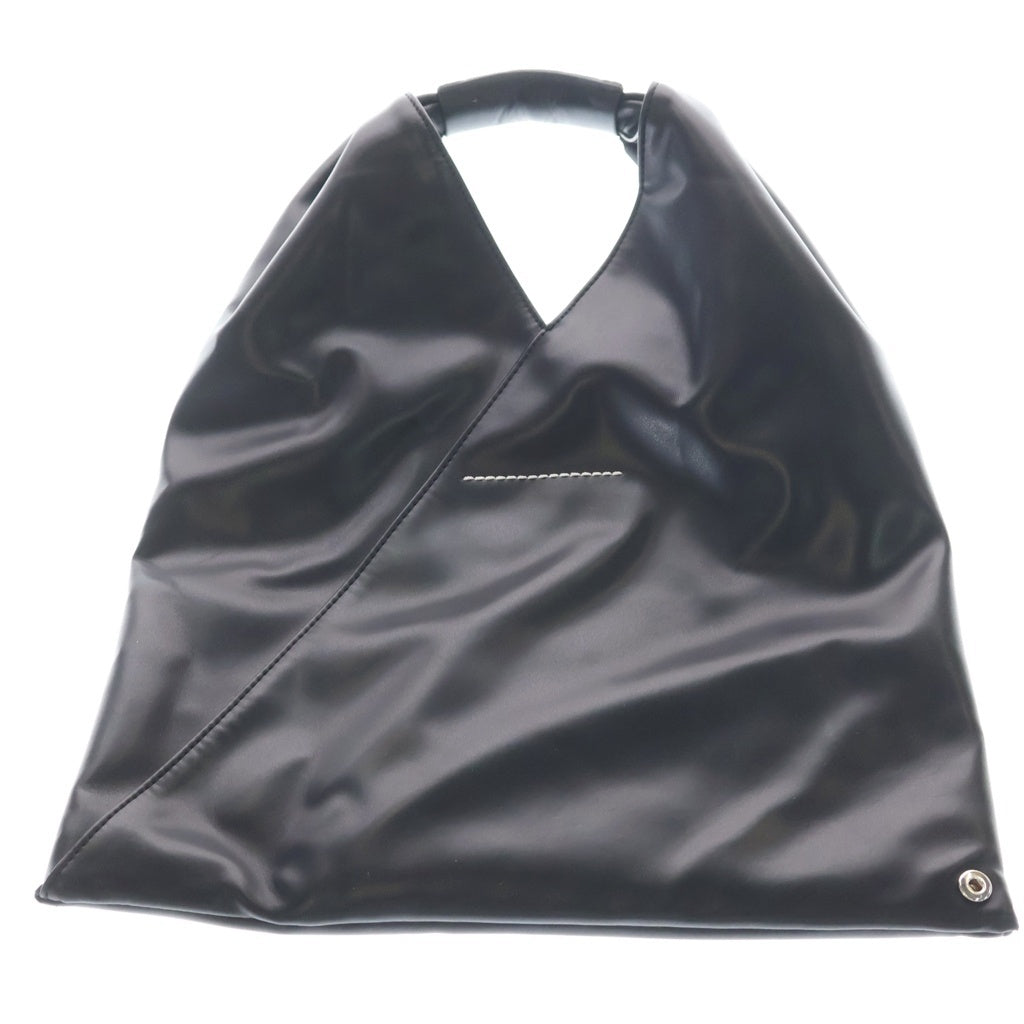 MM6 Maison Margiela(エムエムシックスメゾンマルジェラ) MM6 ジャパニーズバッグ トートバッグ ハンドバッグ ブラック レザー レディース