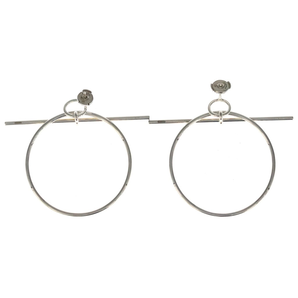 HERMES(エルメス) ループMM フープピアス 925 シルバー レディース