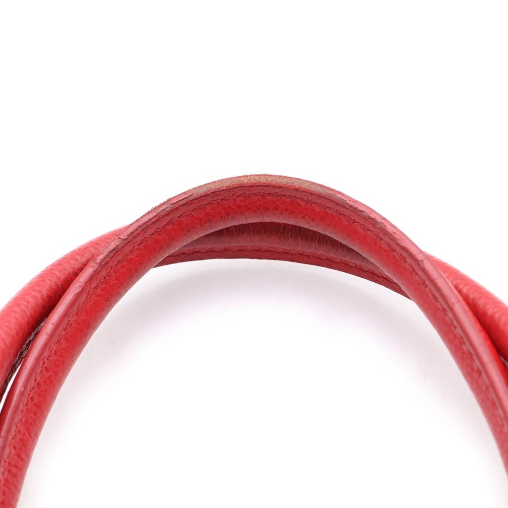 LOUIS VUITTON(ルイヴィトン) ポパンクールPM ハンドバッグ 2wayバッグ モノグラム PVC レザー レッド/ブラウン M43433 レディース