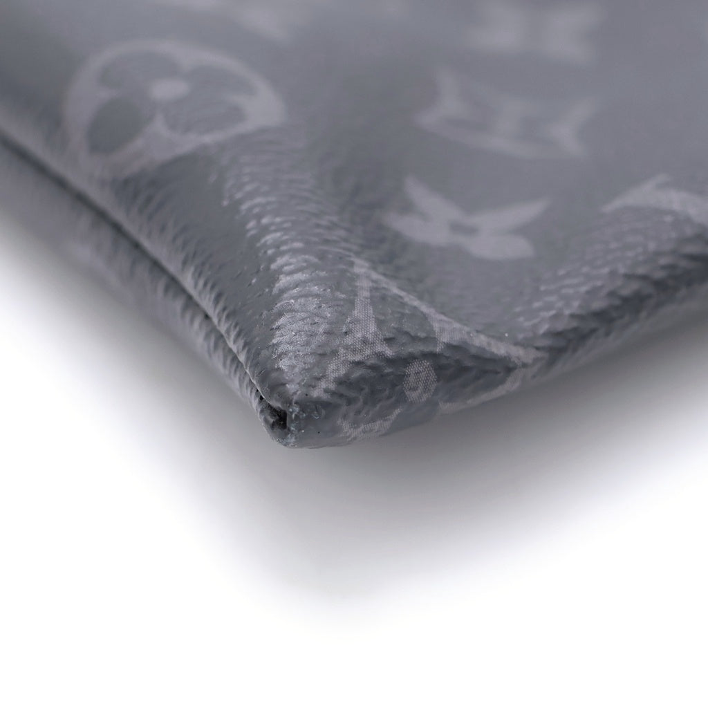 LOUIS VUITTON(ルイヴィトン) モノグラムエクリプス ポシェットディスカバリー PVC レザー クラッチバッグ ブラック M62291