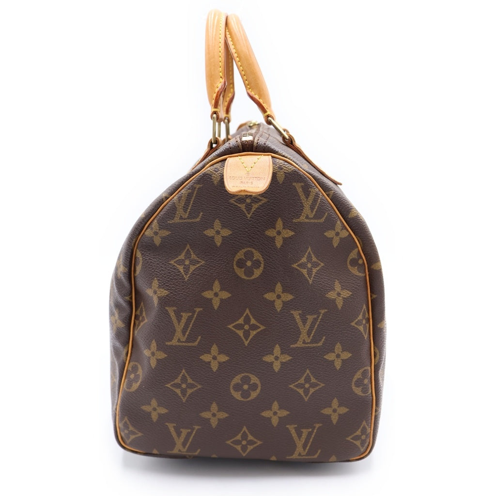 LOUIS VUITTON(ルイヴィトン) モノグラム スピーディ30 PVC レザー ハンドバッグ ミニボストンバッグ ブラウン M41526 レディース
