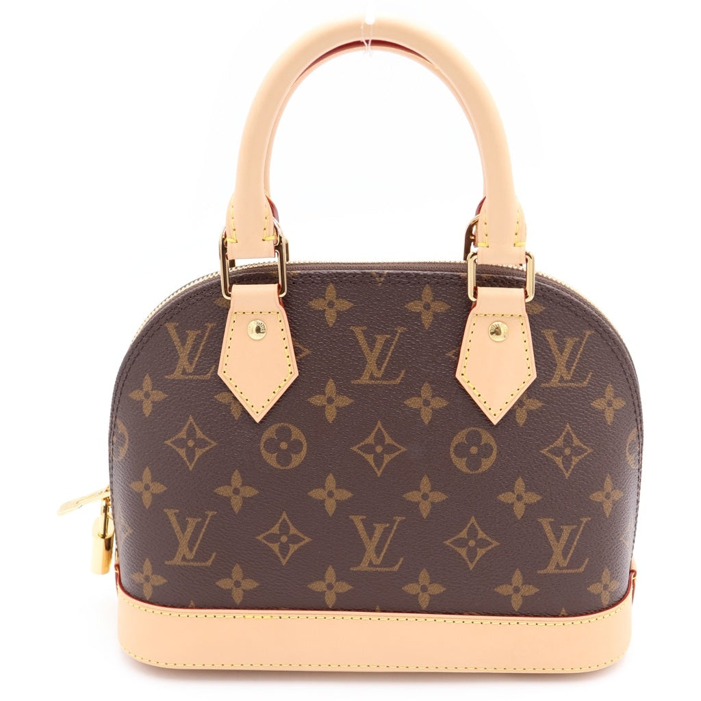 LOUIS VUITTON(ルイヴィトン) モノグラム アルマBB PVC レザー2WAY ハンドバッグ ショルダーバッグ ICタイプ ブラウン M53152 レディース
