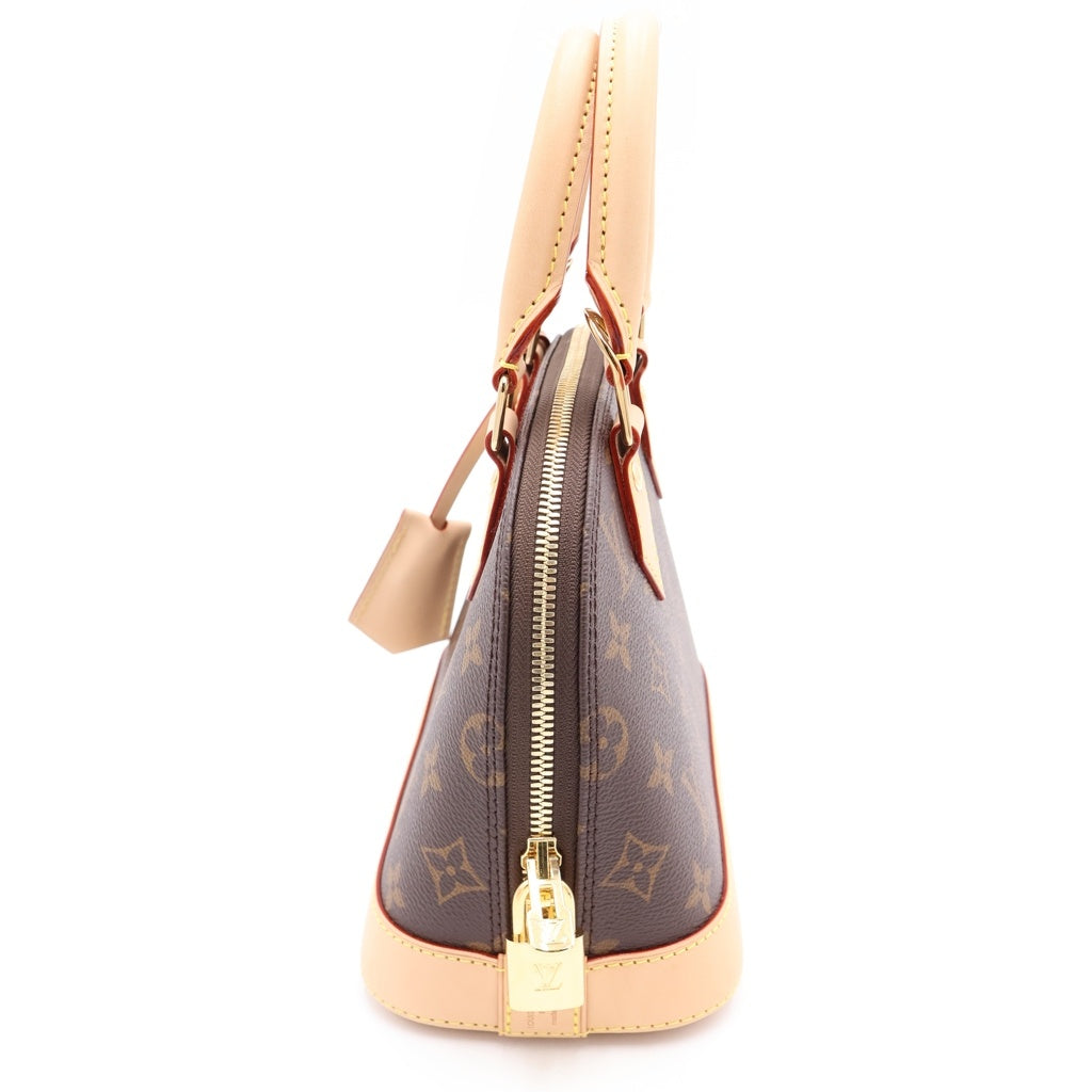 LOUIS VUITTON(ルイヴィトン) モノグラム アルマBB PVC レザー2WAY ハンドバッグ ショルダーバッグ ICタイプ ブラウン M53152 レディース