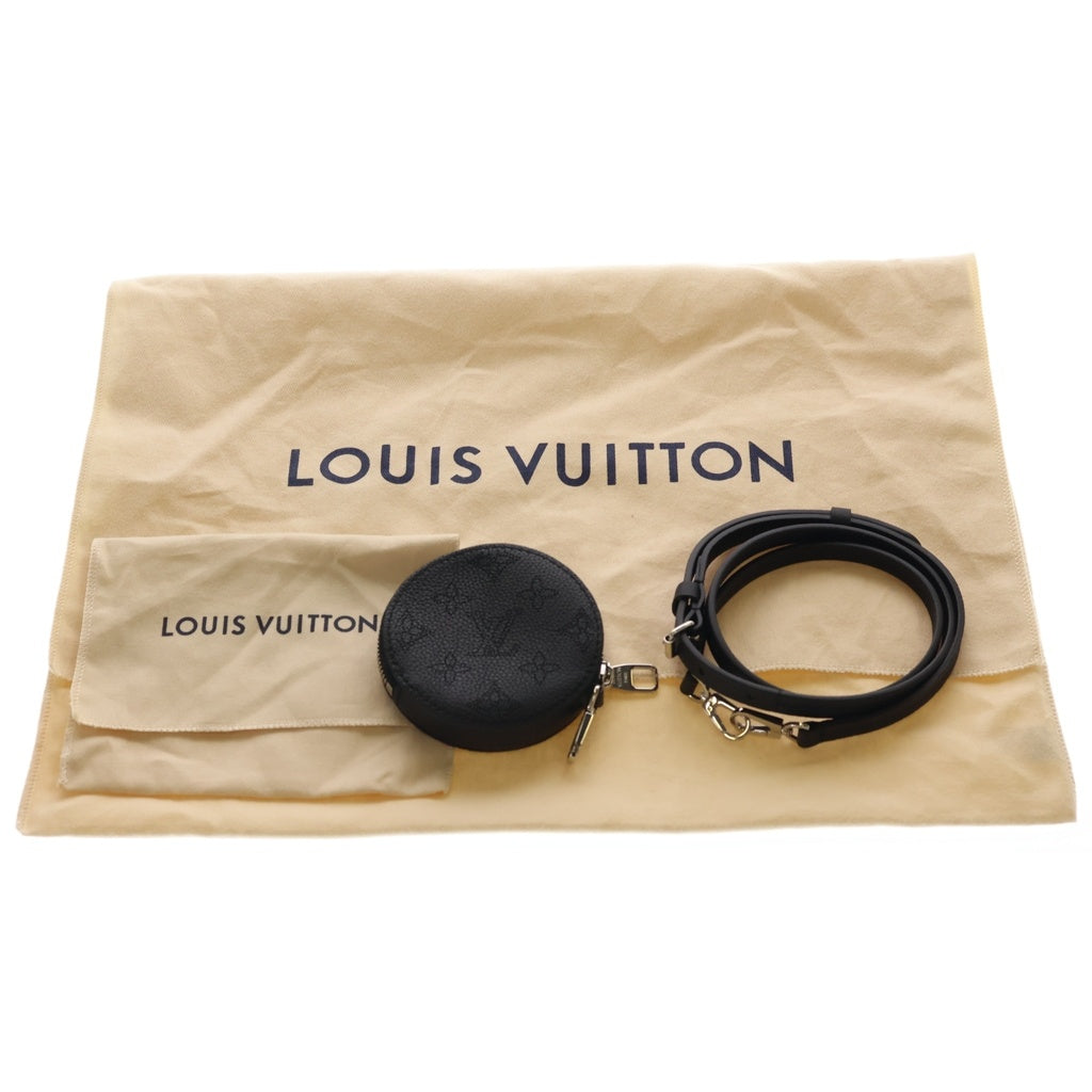 LOUIS VUITTON(ルイヴィトン) マヒナ ベラ レザー 2WAY チェーン ハンドバッグ ショルダーバッグ 巾着バッグ ICタイプ ノワール ブラック M57070 レディース