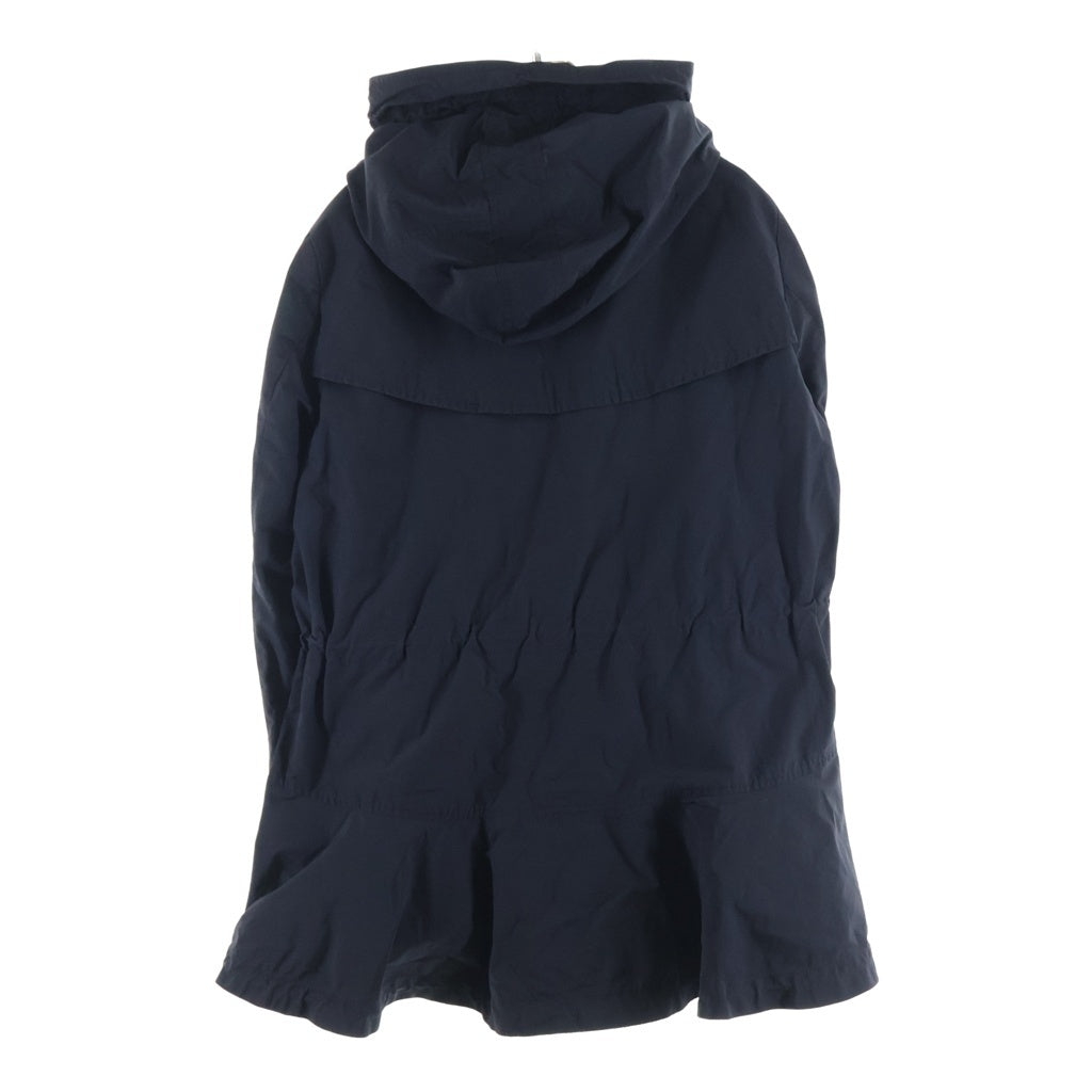 MONCLER(モンクレール) ワッペンロゴ ナイロン フーデッド ジャケット コート アウター #2 ブラック レディース