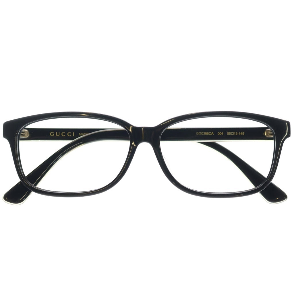 GUCCI(グッチ) シェリーライン 眼鏡 メガネ アイウェア フレームのみ 55□13-145 ブラック GG0386OA レディース