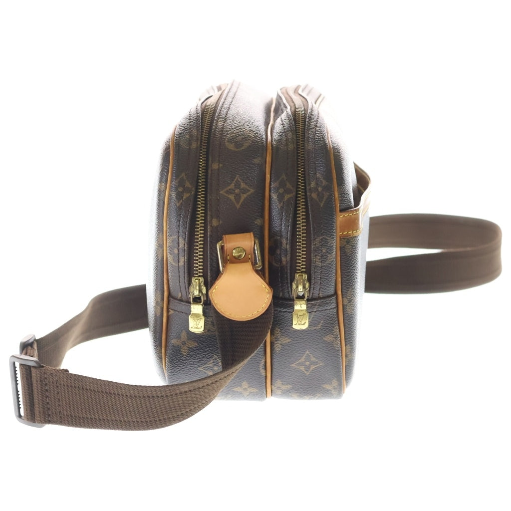 28 LOUIS VUITTON ルイヴィトン M45254 モノグラム リポーターPM