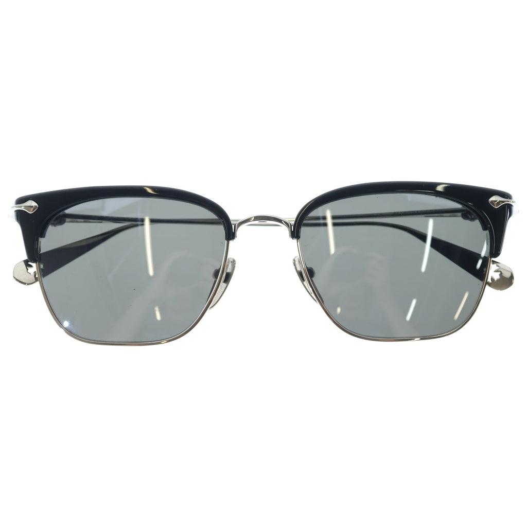 CHROME HEARTS(クロムハーツ) SLUNTRADICTION CHクロス ブロー型 サングラス アイウェア 54□19-148 シルバー/ブラック