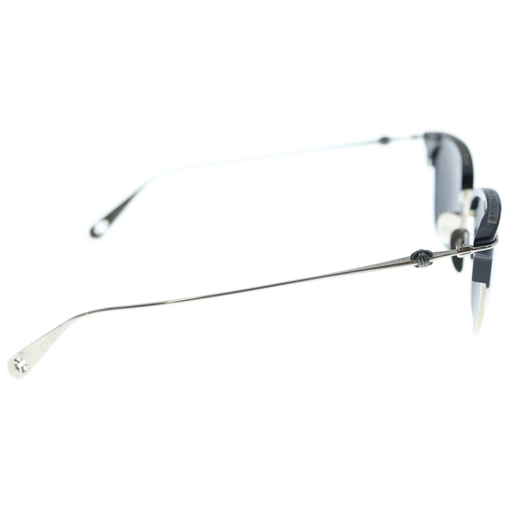 CHROME HEARTS(クロムハーツ) SLUNTRADICTION CHクロス ブロー型 サングラス アイウェア 54□19-148 シルバー/ブラック