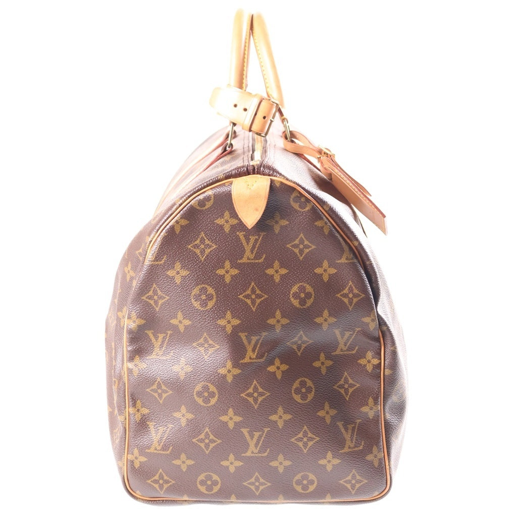 LOUIS VUITTON(ルイヴィトン) モノグラム キーポル50 PVC レザー ハンドバッグ ボストンバッグ ブラウン M41426