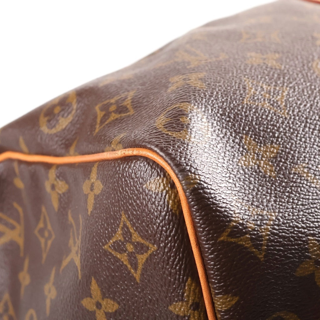 LOUIS VUITTON(ルイヴィトン) モノグラム キーポル50 PVC レザー ハンドバッグ ボストンバッグ ブラウン M41426
