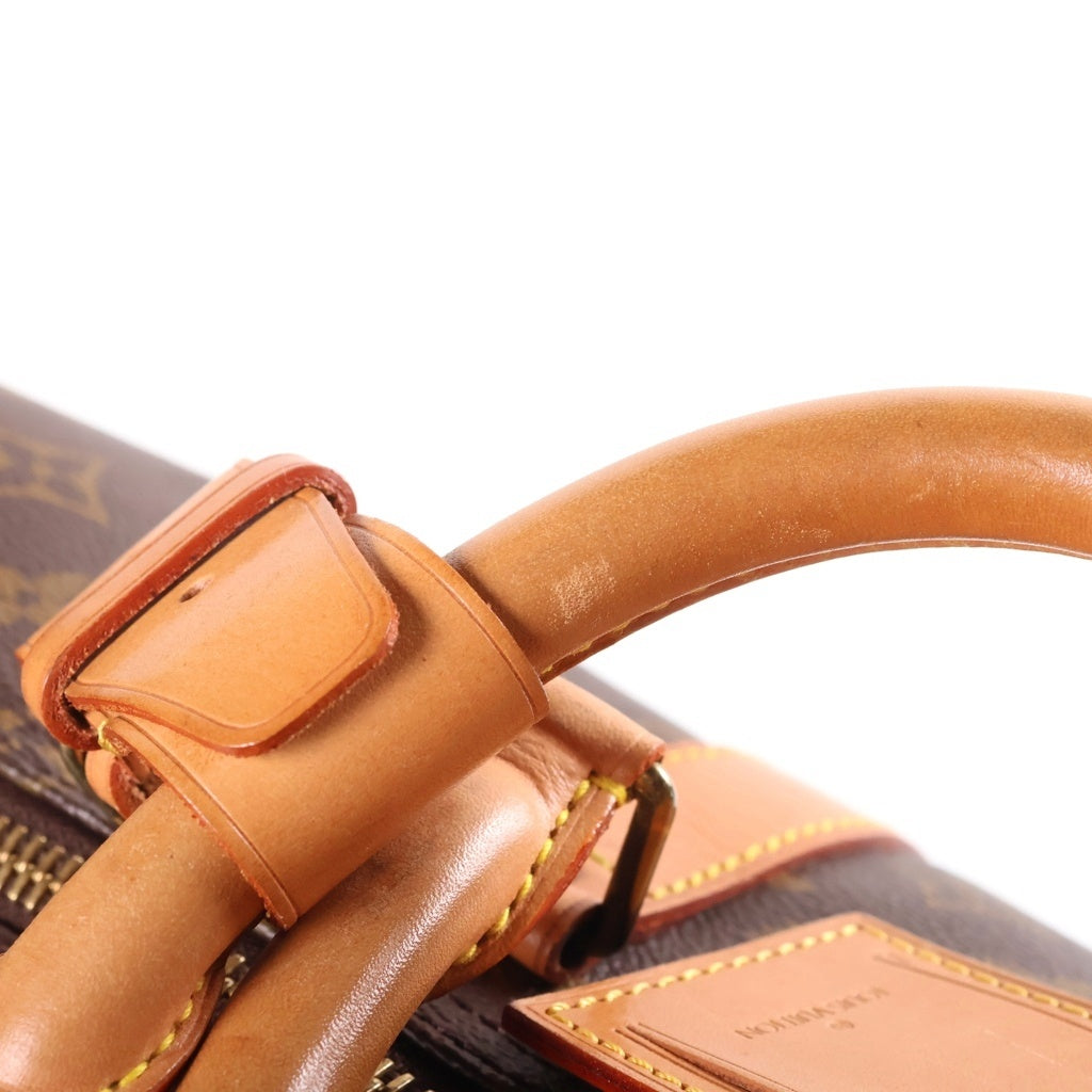 LOUIS VUITTON(ルイヴィトン) モノグラム キーポル50 PVC レザー ハンドバッグ ボストンバッグ ブラウン M41426