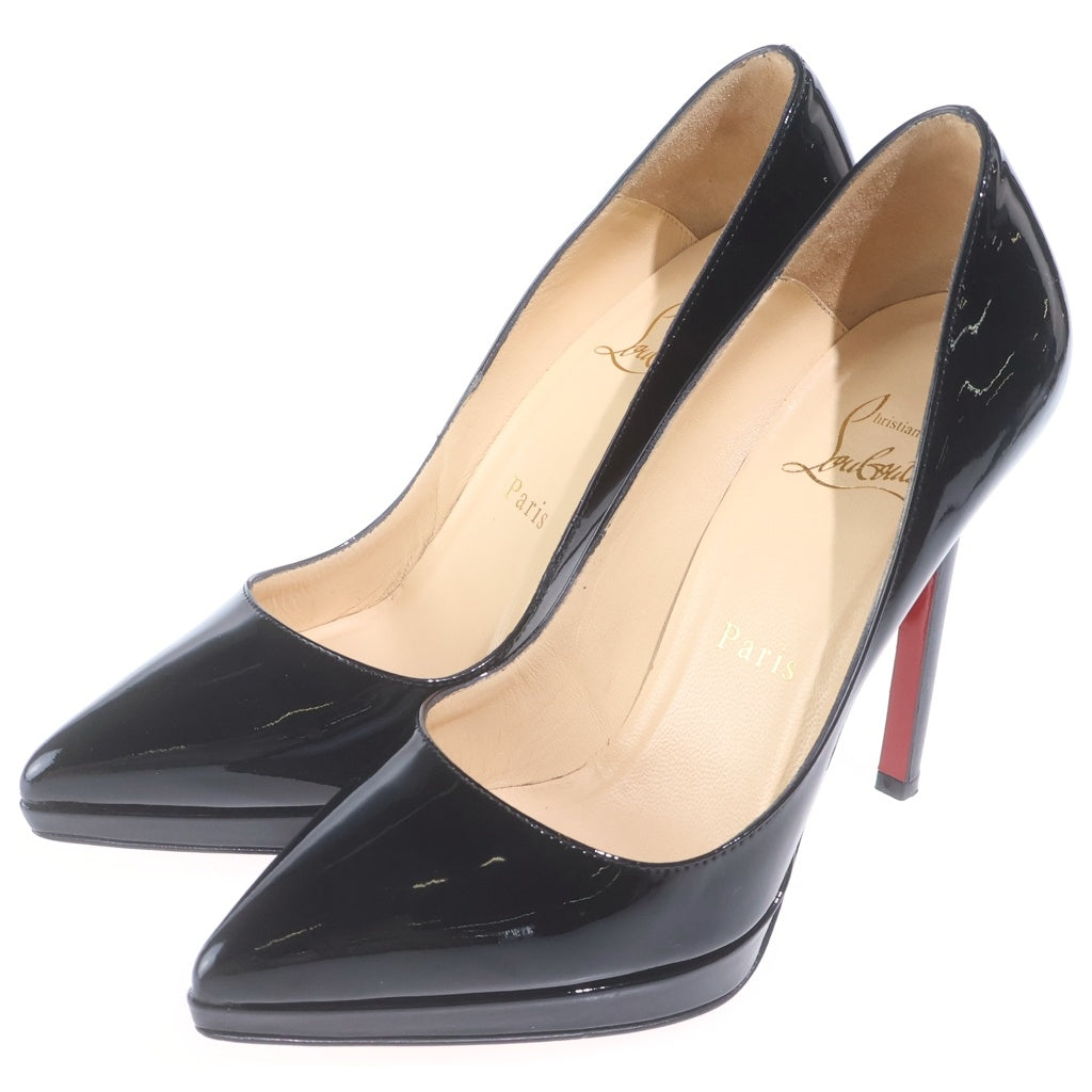 CHRISTIAN LOUBOUTIN(クリスチャンルブタン) Kate 100mm ケイト パテントレザー ヒール パンプス シューズ ブラック レディース