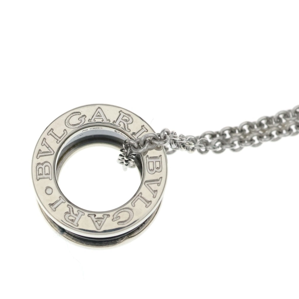 BVLGARI(ブルガリ) セーブザチルドレン ビーゼロワン ネックレス ペンダント チェーン シルバー×ブラック SV925 レディース