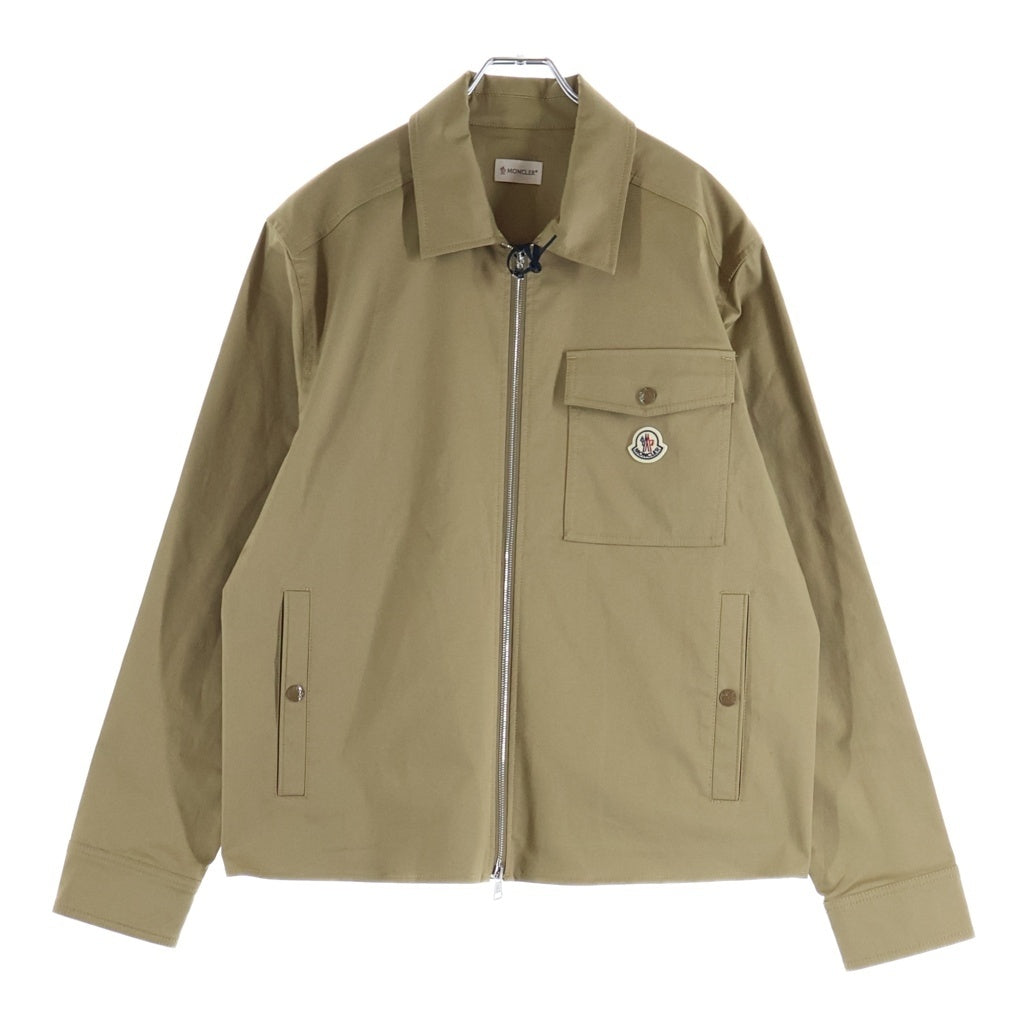 MONCLER(モンクレール) 26SS CAMICA Cottn Brend Gabardine Jacket コットンギャバジン ジップアップジャケット ブルゾン ベージュ L10912F00023