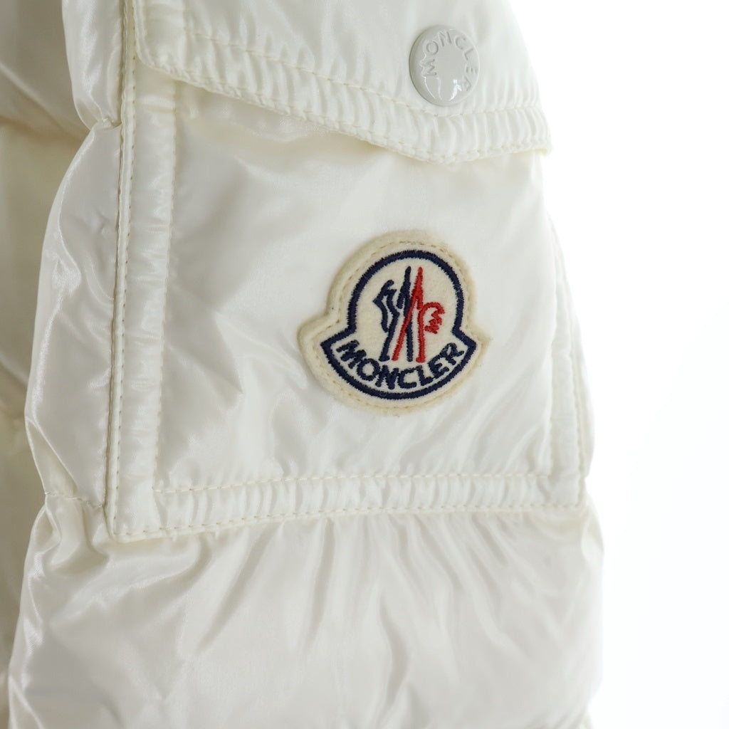 MONCLER(モンクレール) 25年 ファーフード付きナイロンダウンジャケット アウタージャケット ホワイト #00 K20931A00253