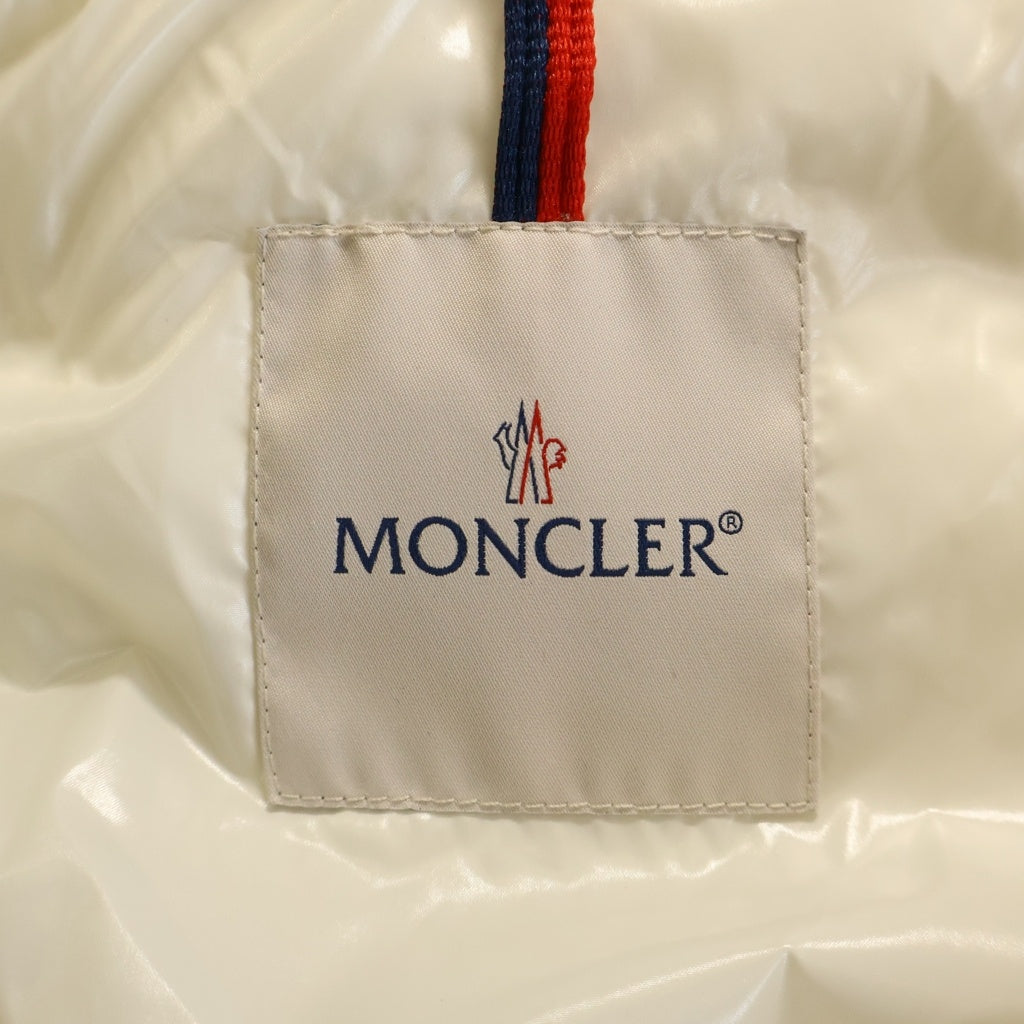 MONCLER(モンクレール) 25年 ファーフード付きナイロンダウンジャケット アウタージャケット ホワイト #00 K20931A00253