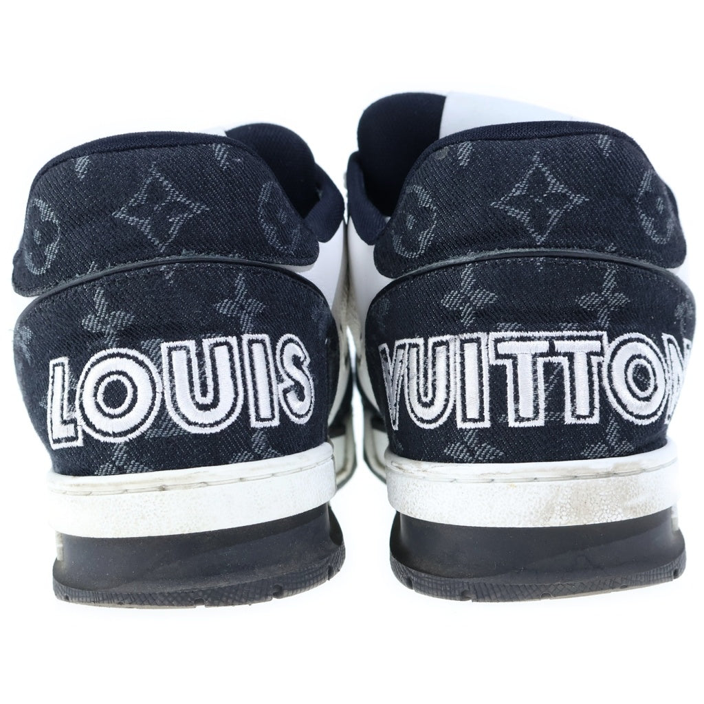LOUIS VUITTON(ルイヴィトン) LV TRAINER LVトレーナー マキシ モノグラム ハイカットスニーカー ブラック×ホワイト レザー 1A9JG9