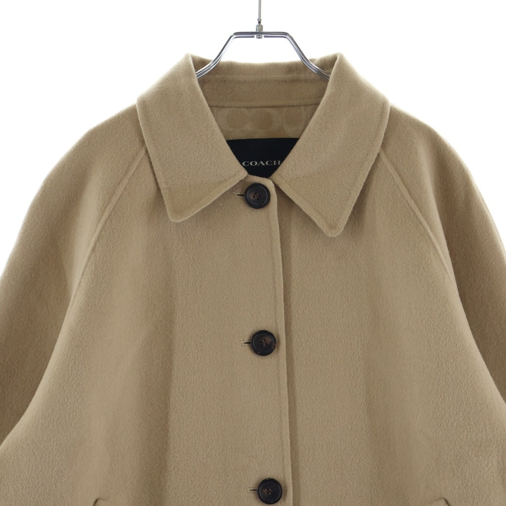 COACH(コーチ) スウィングコート シグネチャー ウール ベージュ CCA25 レディース