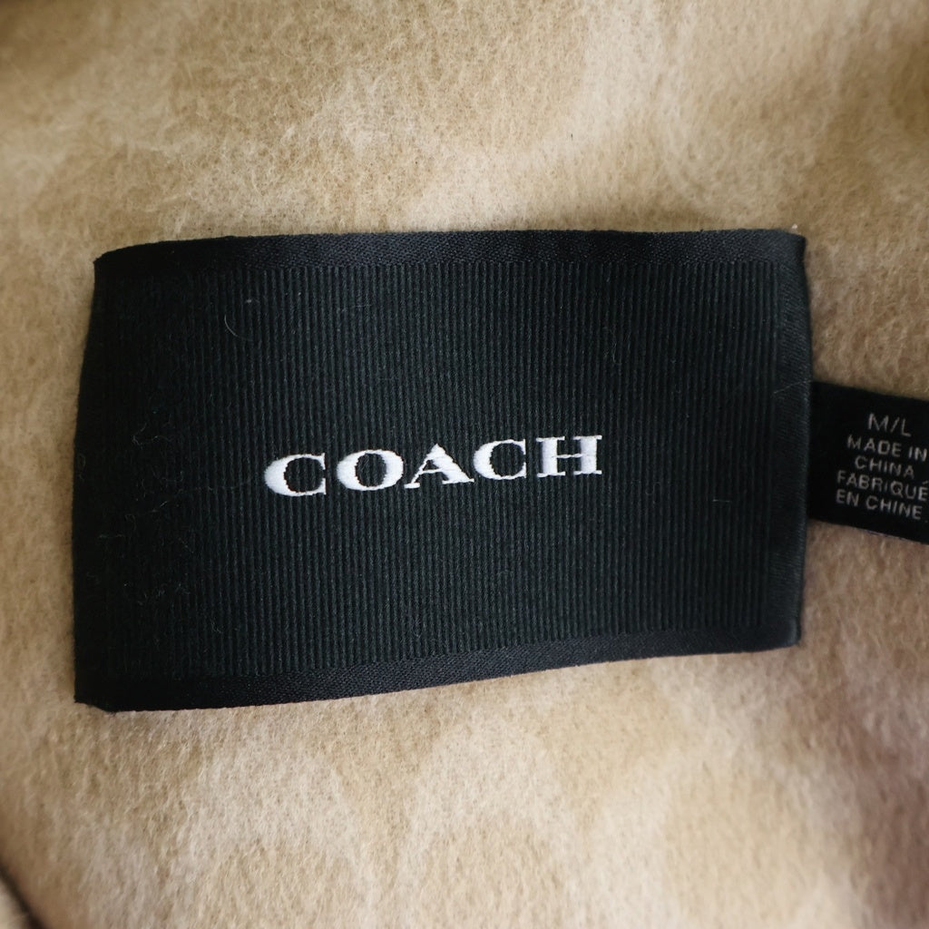 COACH(コーチ) スウィングコート シグネチャー ウール ベージュ CCA25 レディース